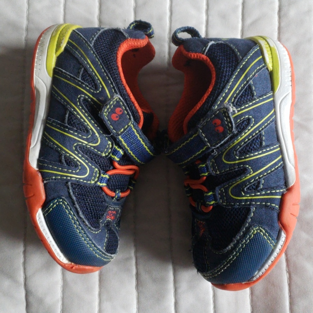 Multi Color Velcro Strap Sneaker - Picture 4 of 8